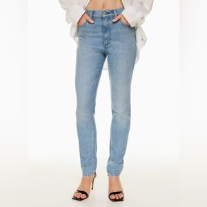 Denim Forum Bardot Jeans Women's High Rise Denim - Light Blue size 28